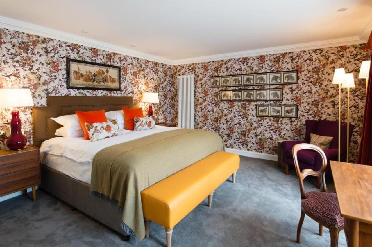 One Devonshire Gardens A Hotel Du Vin Glasgow Eksteriør billede A bedroom at the hotel
