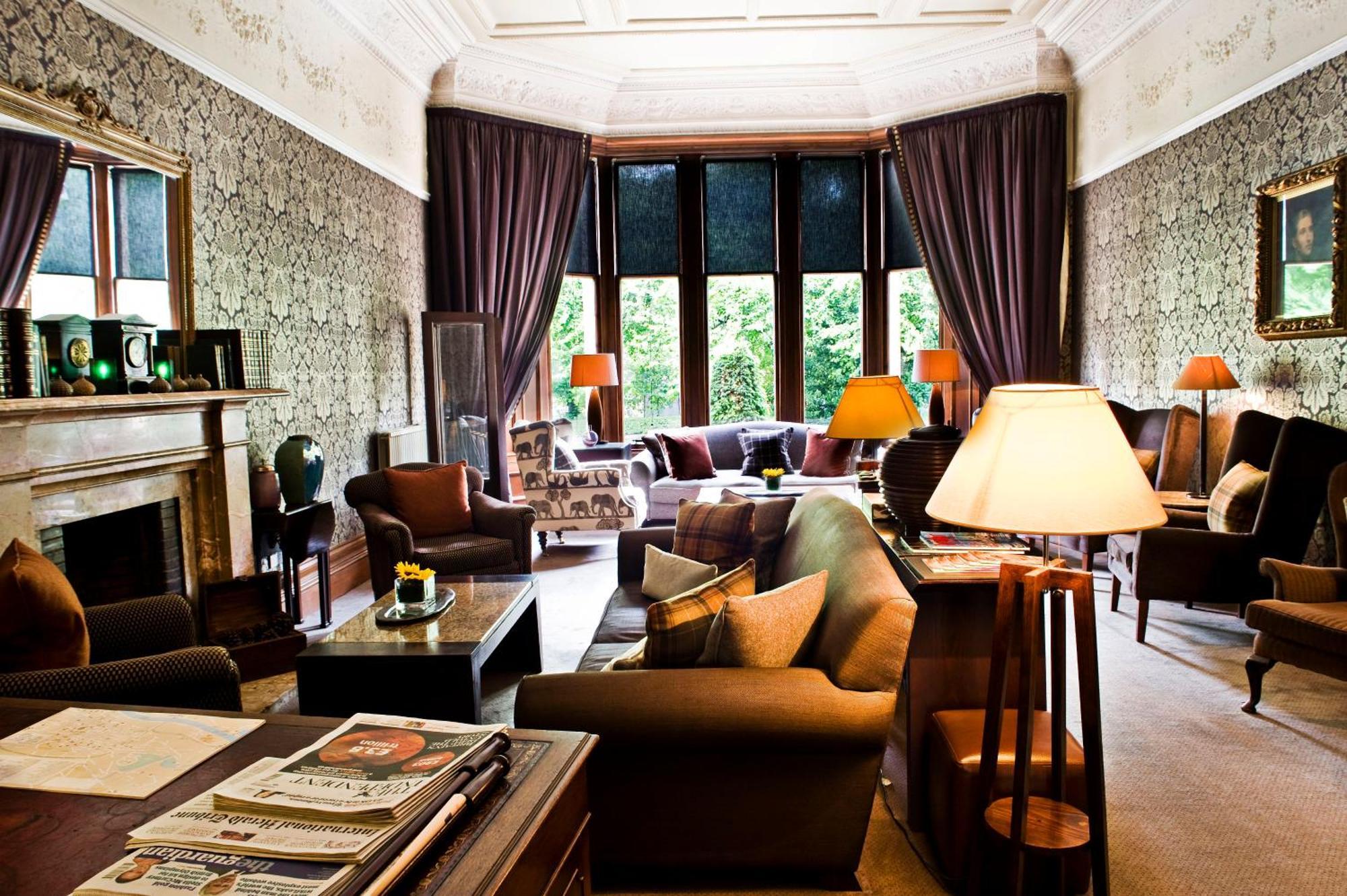 One Devonshire Gardens A Hotel Du Vin Glasgow Eksteriør billede The Drawing Room at the hotel