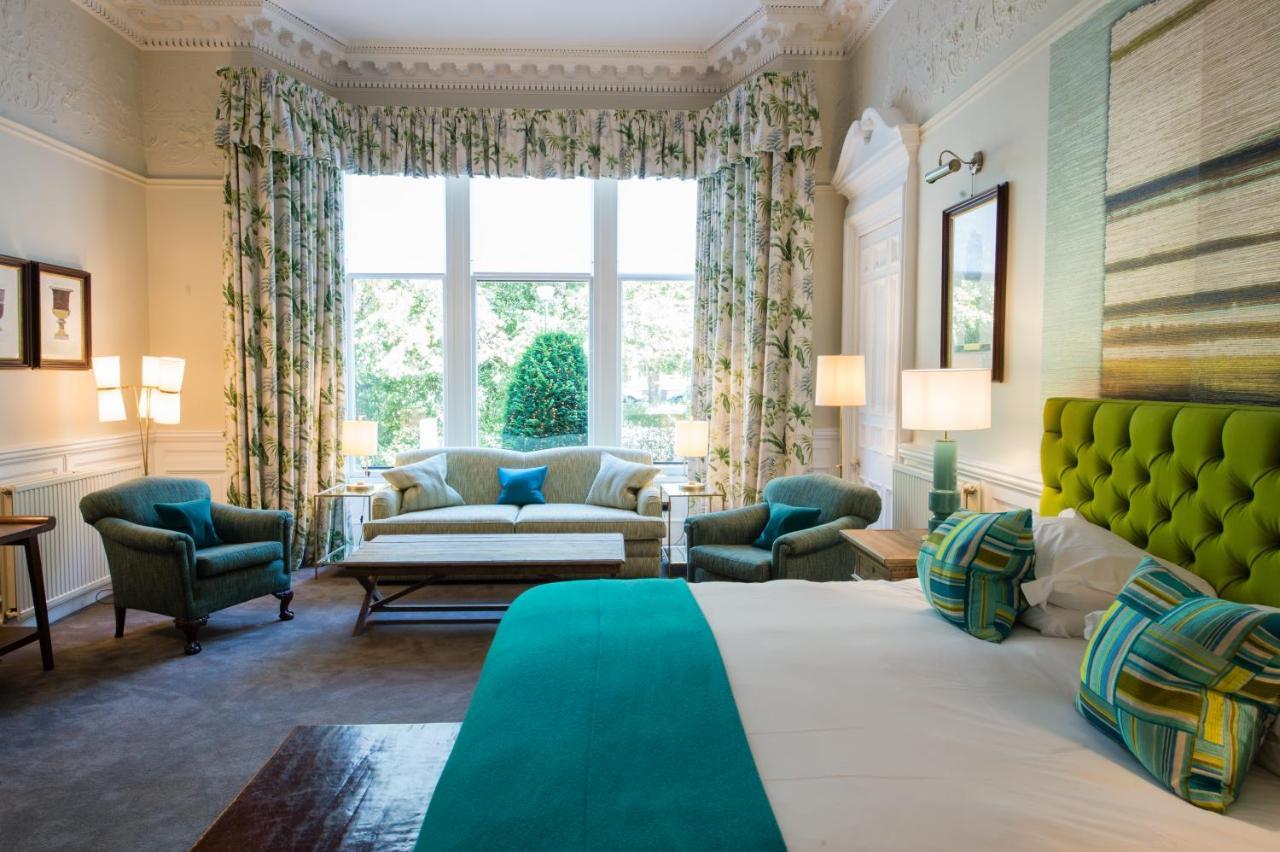 One Devonshire Gardens A Hotel Du Vin Glasgow Eksteriør billede A bedroom at the hotel