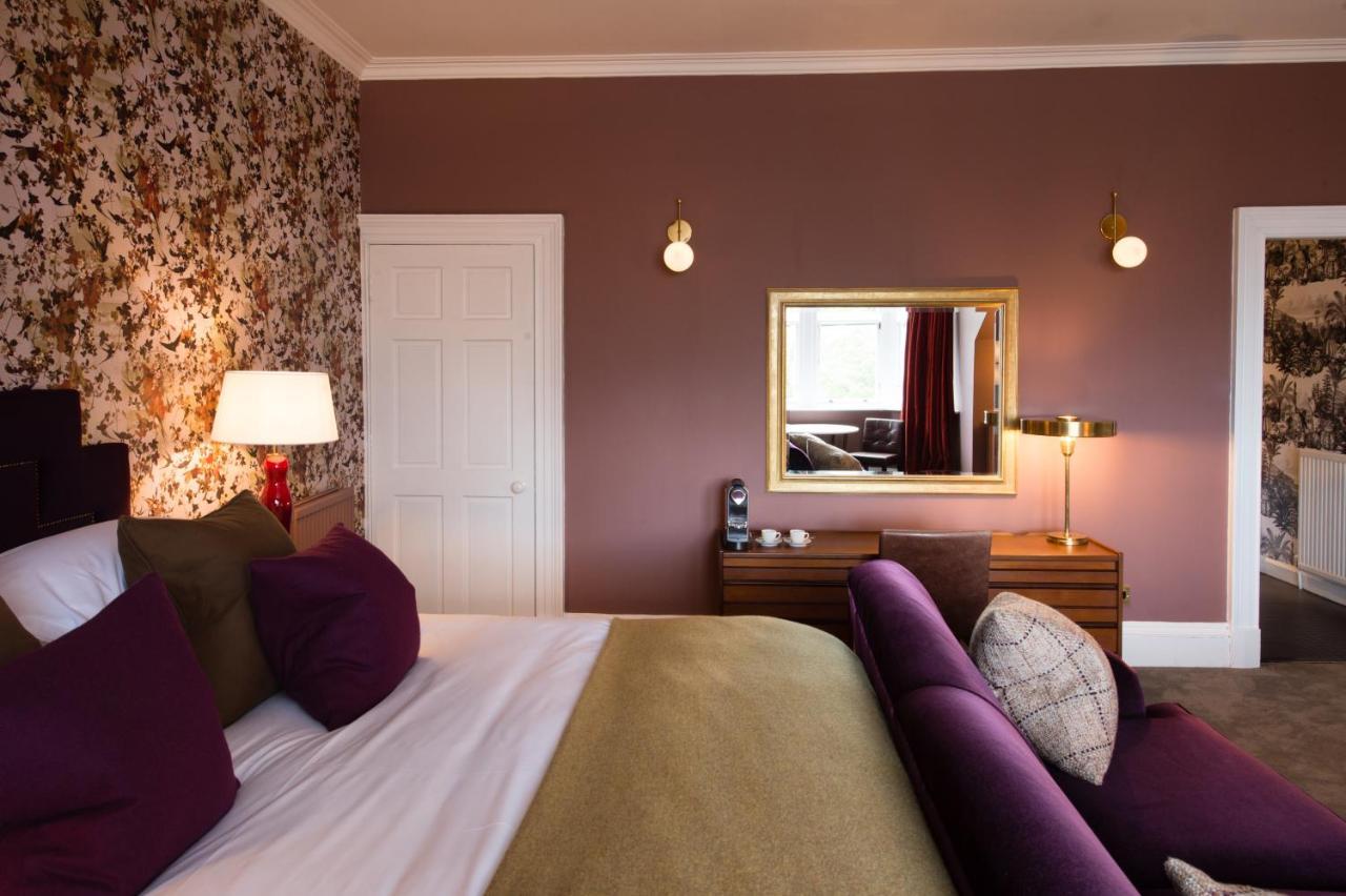 One Devonshire Gardens A Hotel Du Vin Glasgow Eksteriør billede A bedroom at the hotel